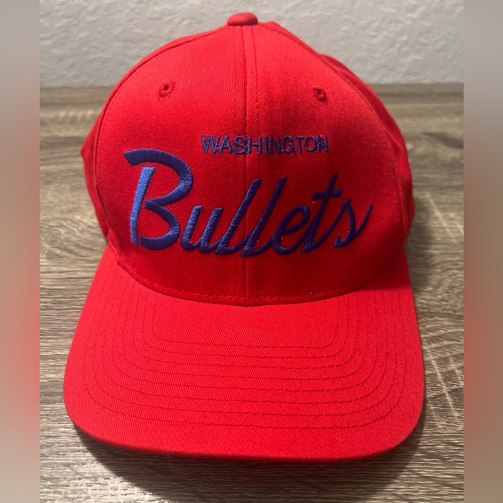 Washington Bullets Script Hat Mitchell And Ness S… - image 1
